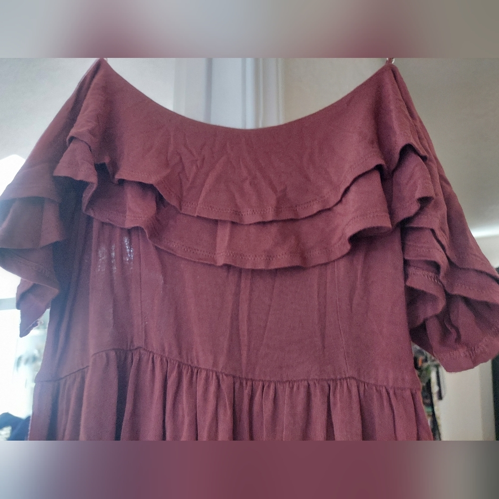 Ruffle flare dress
